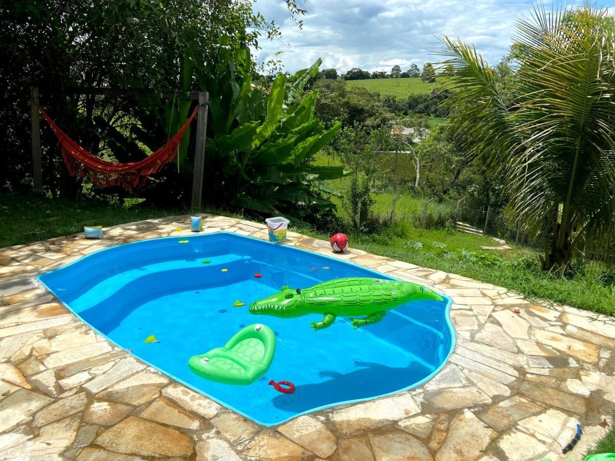 Casa Com Piscina Fundo Pra Represa E Ar Condicionado Casinhabrancadevaranda Ijaci Exterior foto