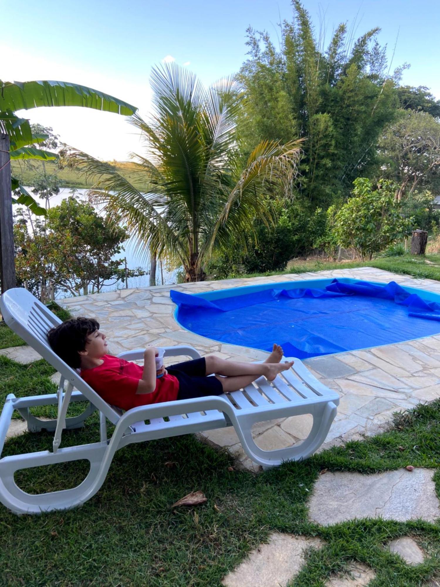 Casa Com Piscina Fundo Pra Represa E Ar Condicionado Casinhabrancadevaranda Ijaci Exterior foto