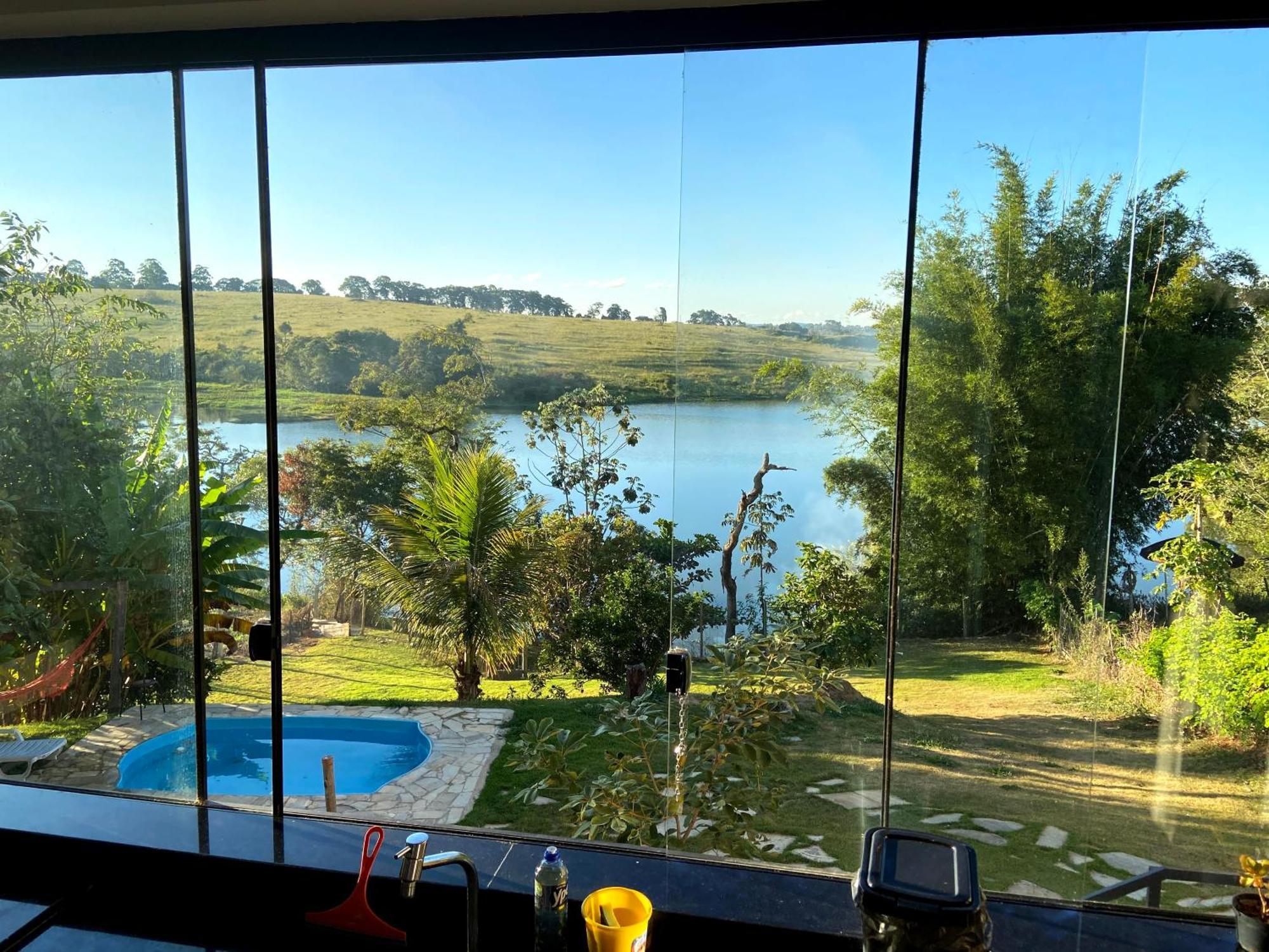 Casa Com Piscina Fundo Pra Represa E Ar Condicionado Casinhabrancadevaranda Ijaci Exterior foto