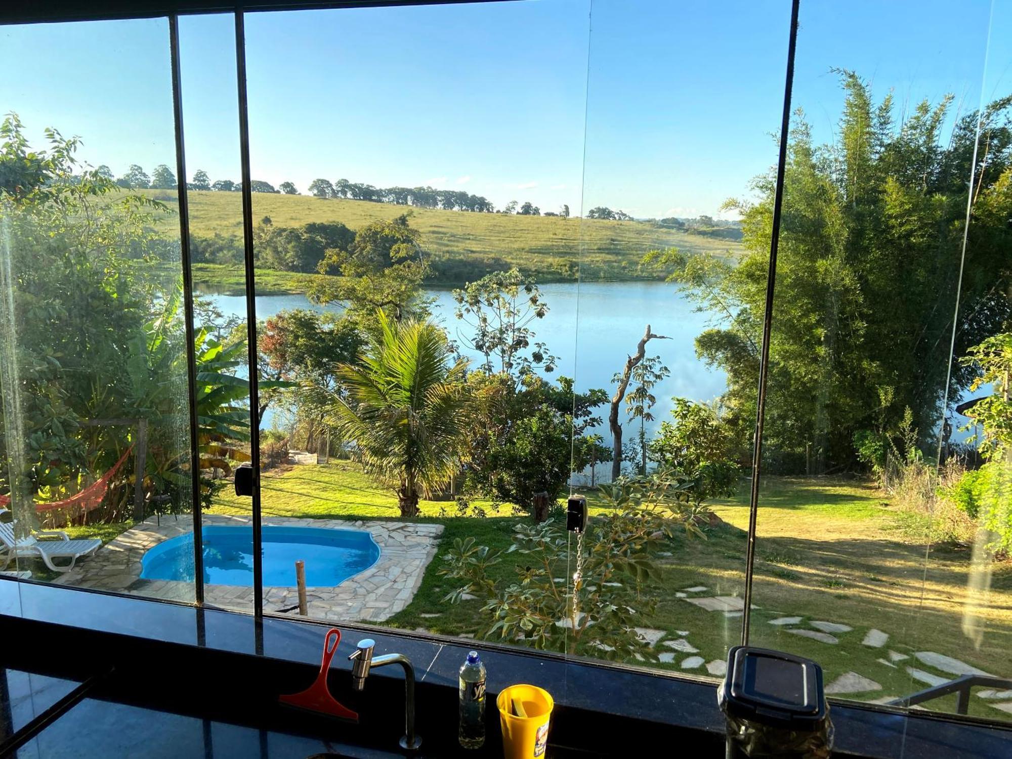 Casa Com Piscina Fundo Pra Represa E Ar Condicionado Casinhabrancadevaranda Ijaci Exterior foto
