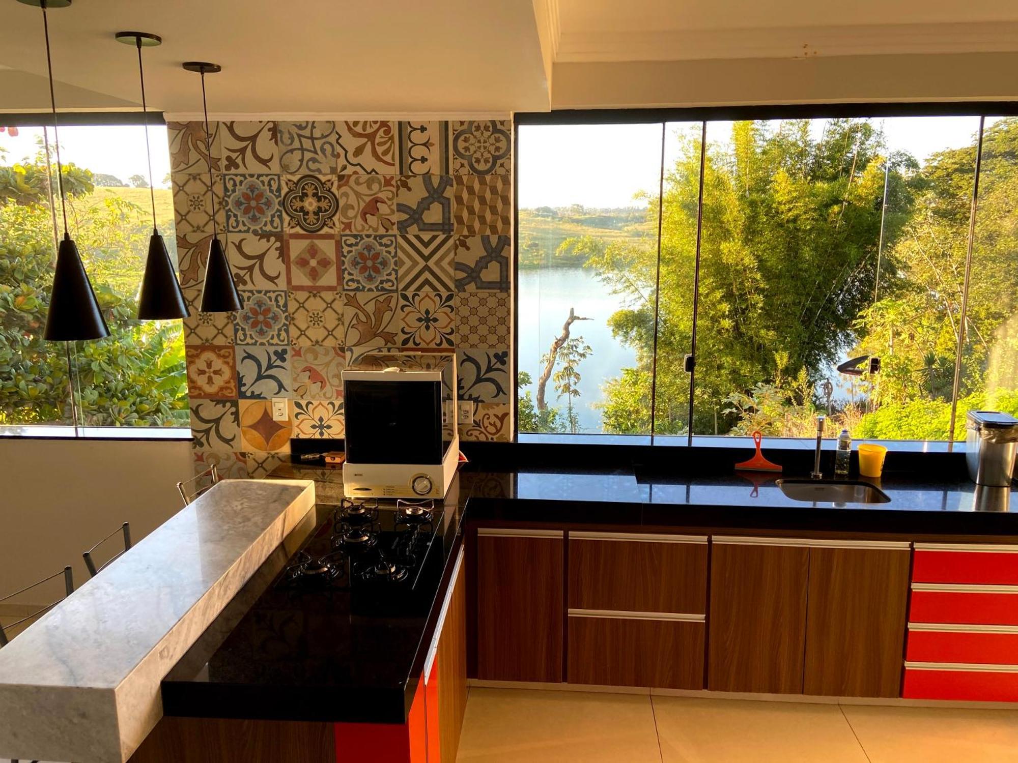 Casa Com Piscina Fundo Pra Represa E Ar Condicionado Casinhabrancadevaranda Ijaci Exterior foto